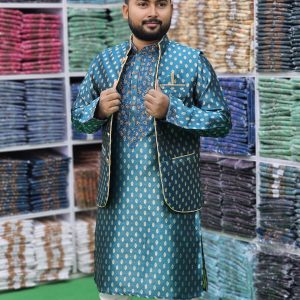 ফিরোজা কালার কাতান কটি - 23k