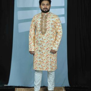 অরেঞ্জ কালার পাঞ্জাবী - 720