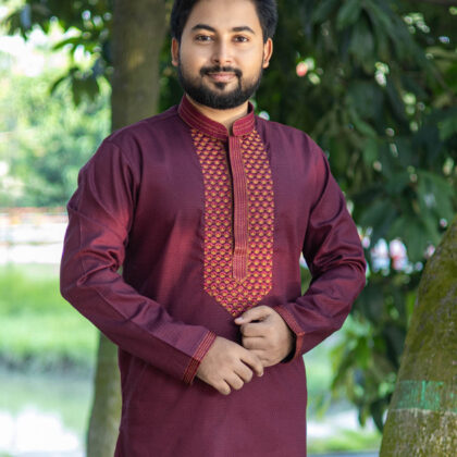 ডার্ক পার্পেল কালার পাঞ্জাবী – 325