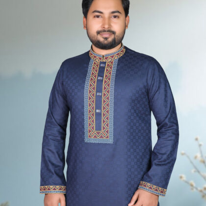 ডার্ক ব্লু কালার পাঞ্জাবী – 130