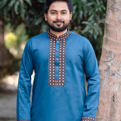 ফিরোজা কালার পাঞ্জাবী – 475